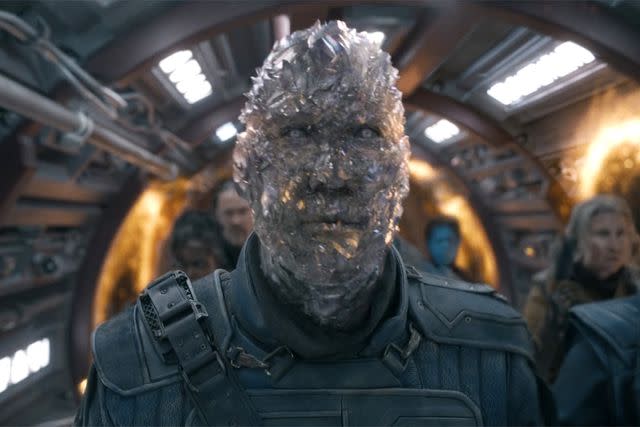 <p>Marvel Studios</p> Michael Rosenbaum as Martinex in 'Guardians of the Galaxy Vol. 3'