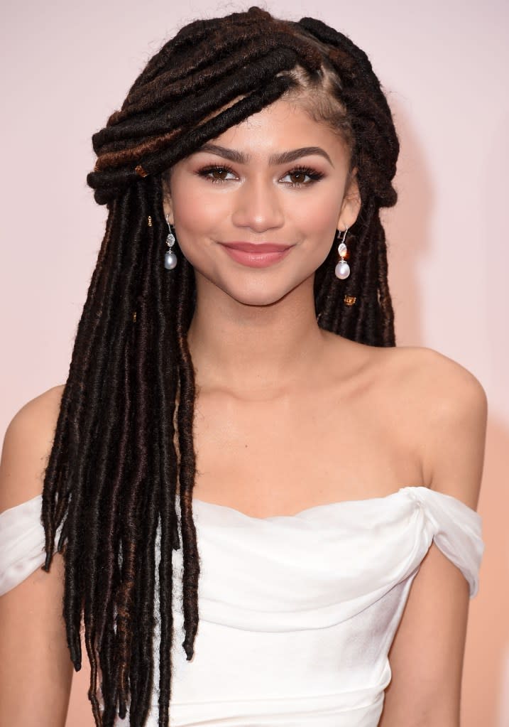 In 2015, Osbourne was falsely accused of making a racist comment towards Zendaya (pictured) on the Oscars red carpet, when it was Rancic who actually made the remark. WireImage