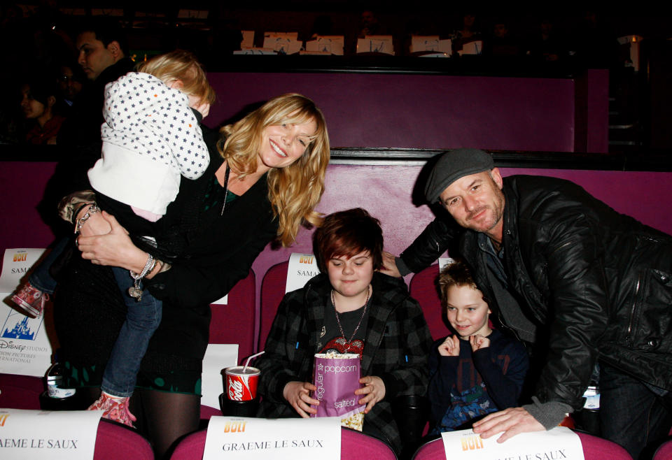 Samantha Janus and Mark Womack attend the VIP screening of 'Bolt', at the Cineworld Haymarket on February 1, 2009 in London, England.  (Photo by Dave M. Benett/Getty Images)