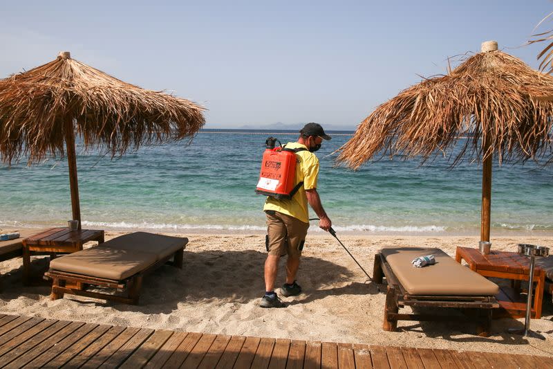 Beaches officially reopen to the public, in Athens