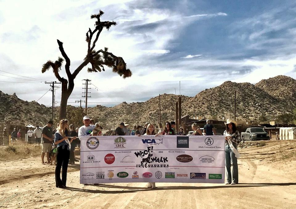 Members of the community turned out March 26 in Pioneertown for the Joshua Tree No-Kill Animal Shelter fundraiser.