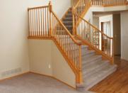 <body> <p>Constructed of sturdy oak, these stairs were built to stand the test of time. The blond finish on the banisters and <a rel="nofollow noopener" href=" http://www.bobvila.com/painted-stairs/47126-the-next-level-14-stair-railings-to-elevate-your-home-design/slideshows#.VTA5LZQbCU0?bv=yahoo" target="_blank" data-ylk="slk:newel posts;elm:context_link;itc:0;sec:content-canvas" class="link ">newel posts</a>, however, just didn't jibe with the rest of the home's decor.</p> <p><strong>Related: <a rel="nofollow noopener" href=" http://www.bobvila.com/under-stairs-storage/46247-15-clever-uses-for-the-space-under-the-stairs/slideshows?bv=yahoo" target="_blank" data-ylk="slk:15 Clever Uses for the Space Under the Stairs;elm:context_link;itc:0;sec:content-canvas" class="link ">15 Clever Uses for the Space Under the Stairs</a> </strong> </p> </body>