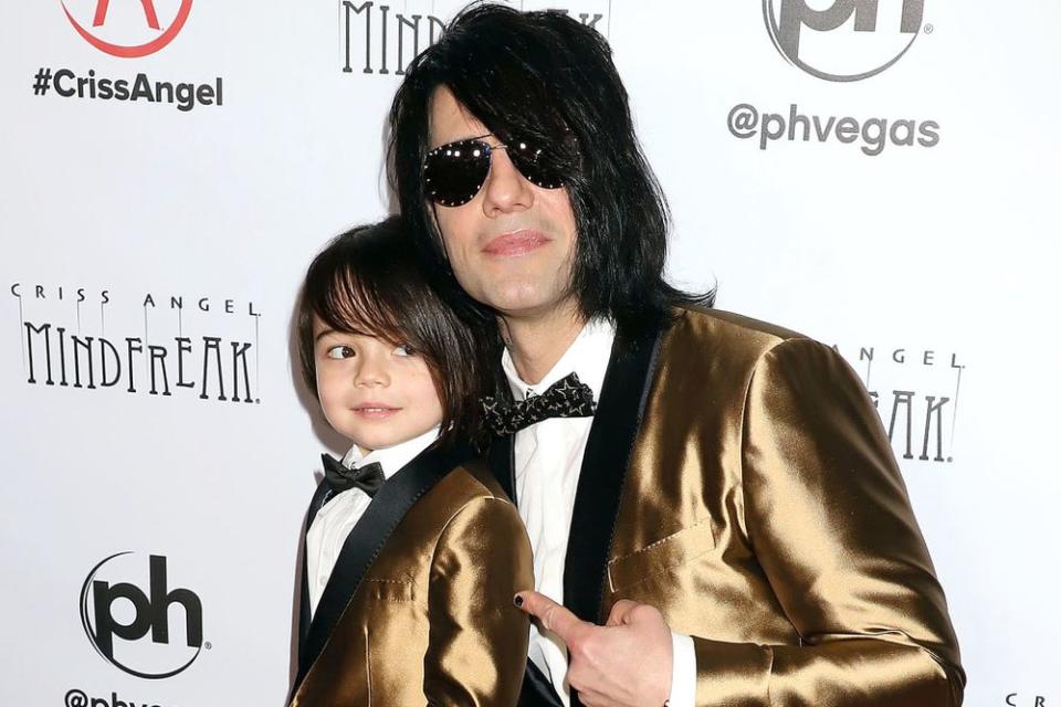 Criss Angel with son Johnny Crisstopher | Broadimage/Shutterstock