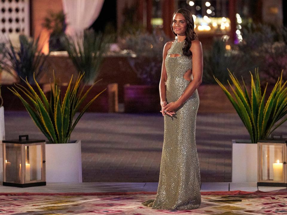 Michelle Young on night one of season 18 of "The Bachelorette."