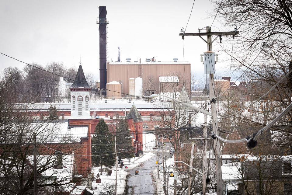 A view of the Remington Arms factory from the top of Second St. in Ilion.