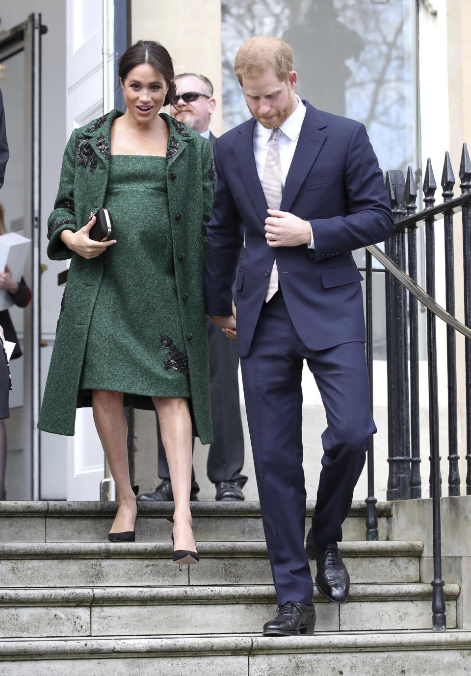 Photo by: zz/KGC-375/STAR MAX/IPx 3/11/19 Prince Harry The Duke of Sussex and Meghan The Duchess of Sussex attend a Commonwealth Day Youth Event at Canada House on March 11, 2019 in London. The event will showcase and celebrate the diverse community of young Canadians living in London and throughout the United Kingdom. (London, England, UK)