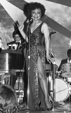 <p>Ebet Roberts/Redferns/Getty</p> Eartha Kitt in 1981