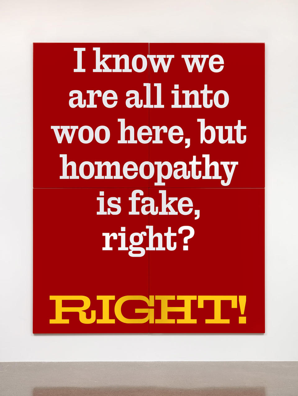 i know we are all into woo here, but homeopathy is fake, right? right!, 2024