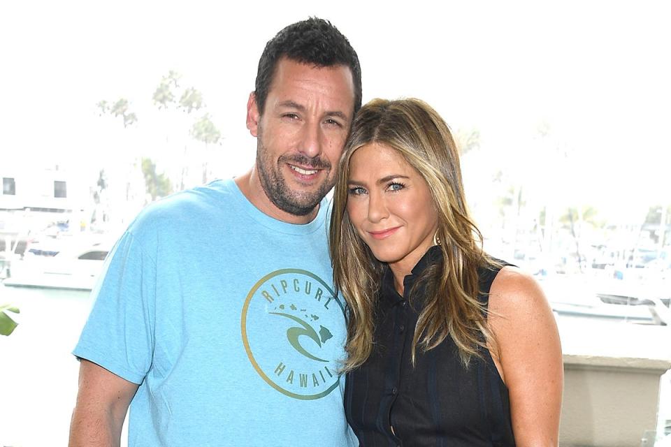 Steve Granitz/WireImage Adam Sandler and Jennifer Aniston