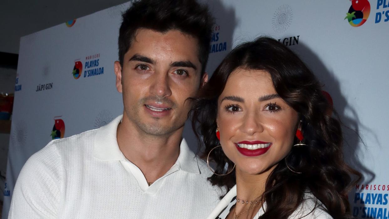 Christian Estrada y María Fernanda Quiroz, mejor conocida como Ferka, se conocieron en 2020 cuando participaron en el reality Guerreros (Foto: Adrián Monroy/Medios y Media/Getty Images).