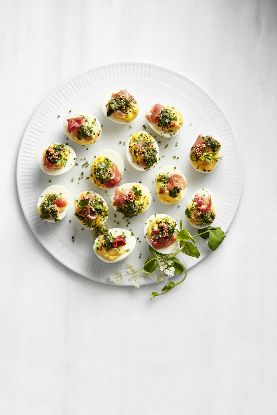 Barnard Clark says deviled eggs make a perfect hand-held snack on Derby day. (Photo: Williams Sonoma)