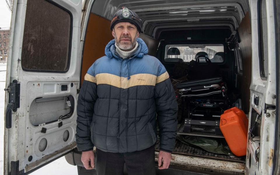 Ivan Setovsky, a paramedic by profession, knows a bit about risk - JULIAN SIMMONDS