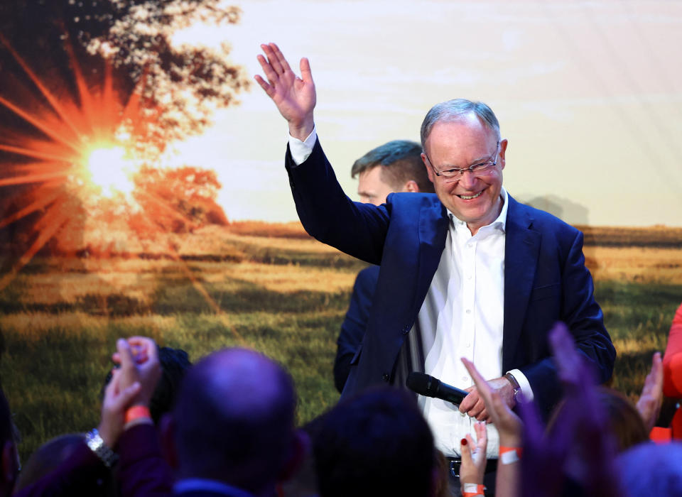 Hatte Grund zu Feiern: Ministerpräsident Stephan Weil holte mit der SPD die meisten Stimmen in Niedersachsen.