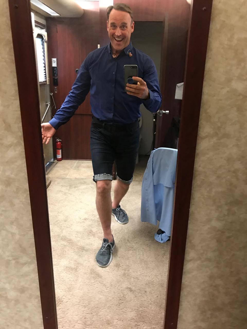 <p>When the temperature doesn’t drop below triple digits even at night, you have to find a way to stay comfortable… and still SLAY with your sense of style. #Jorts — @mattiseman </p>