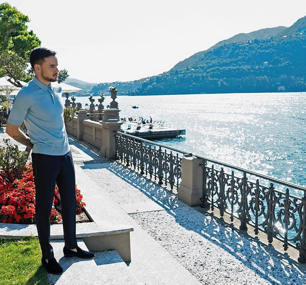 Liam Payne on Lake Como