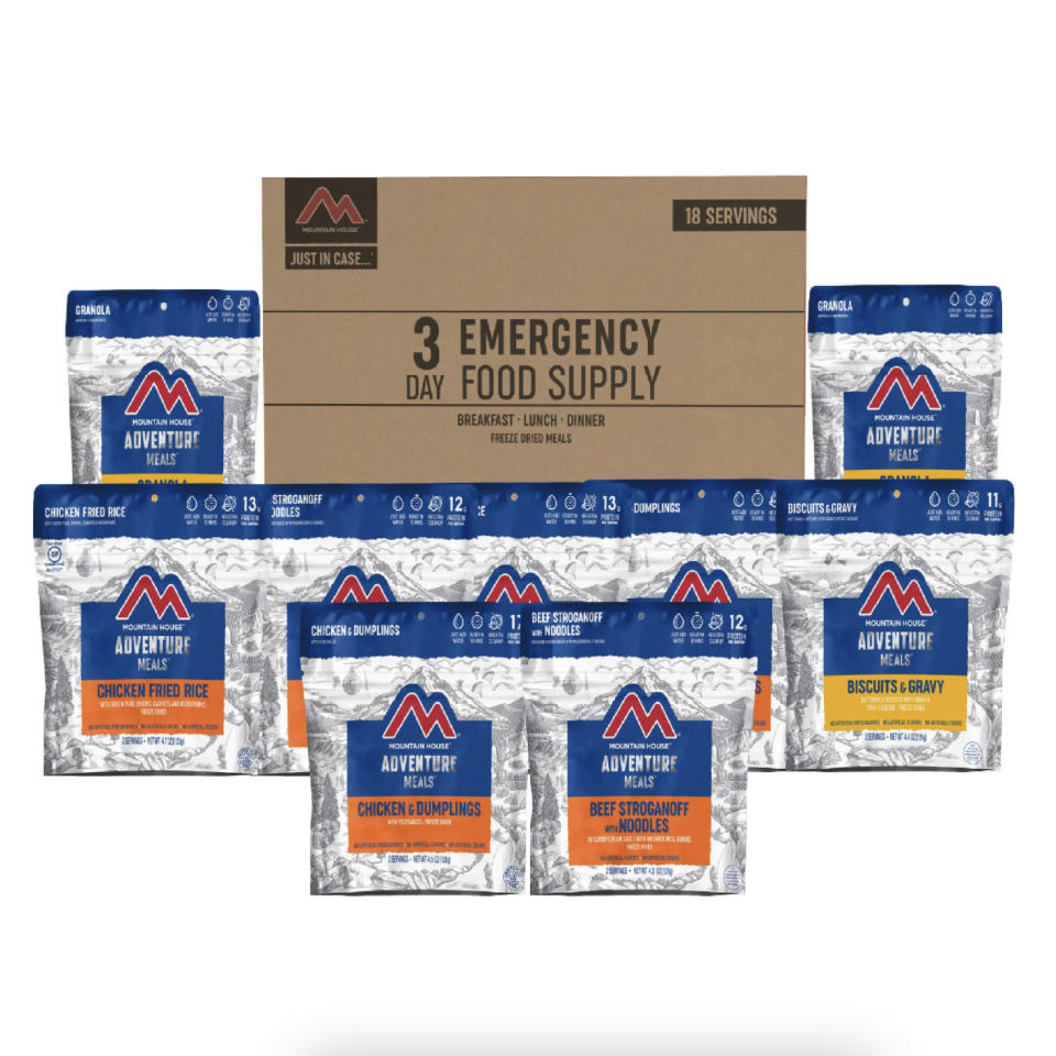 3) 3-Day Emergency Food Supply Kit