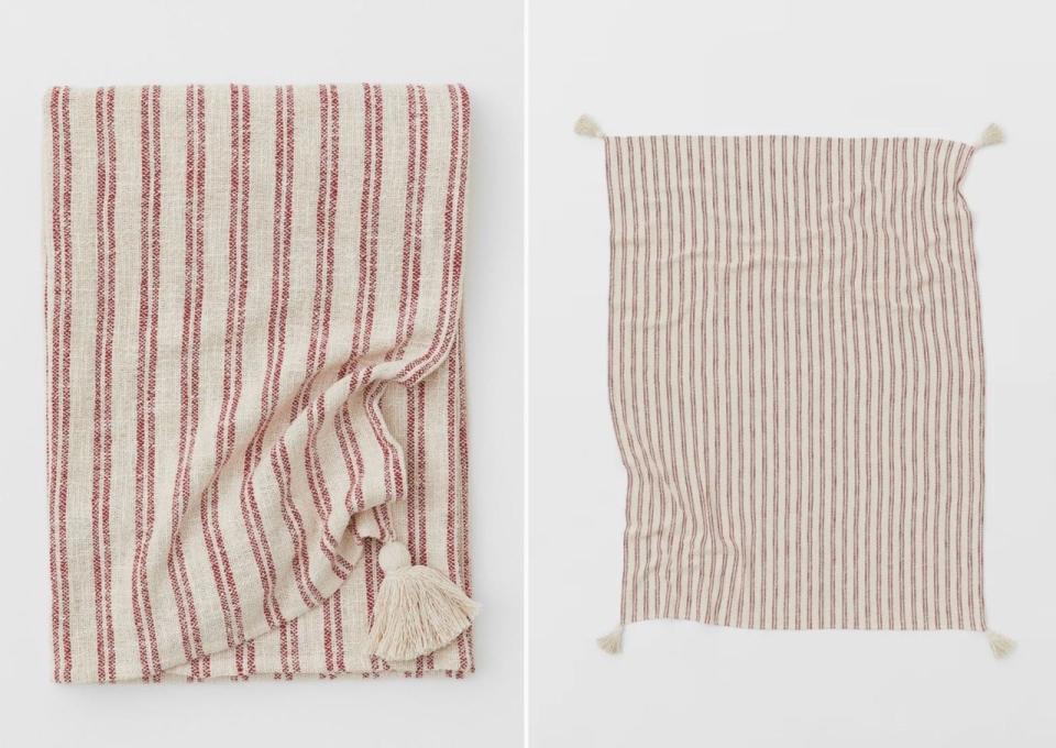 H&M's Striped Throw