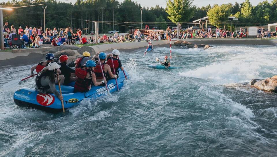 The U.S. National Whitewater Center is home to outdoor activities including whitewater rafting, kayaking, hiking, mountain biking and more.