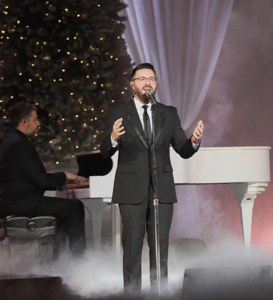 Three-time Grammy nominee and two time Dove Adward winner, Danny Gokey, performed "This Christmas" during the 24th Annual Union University Scholarship Banquet held at the Carl Perkins Civic Center on Tuesday, November 29, 2022.