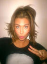 Celebrity photos: TOWIE’s Lauren Goodger had a Twitter photoshoot after she died her hair. She tweeted this snap, saying: “My lighter hair! I'm in a nutty mood.. As usual haha!” [sic]