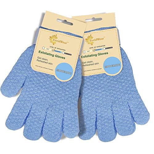 4) Exfoliating Dual Texture Bath Gloves