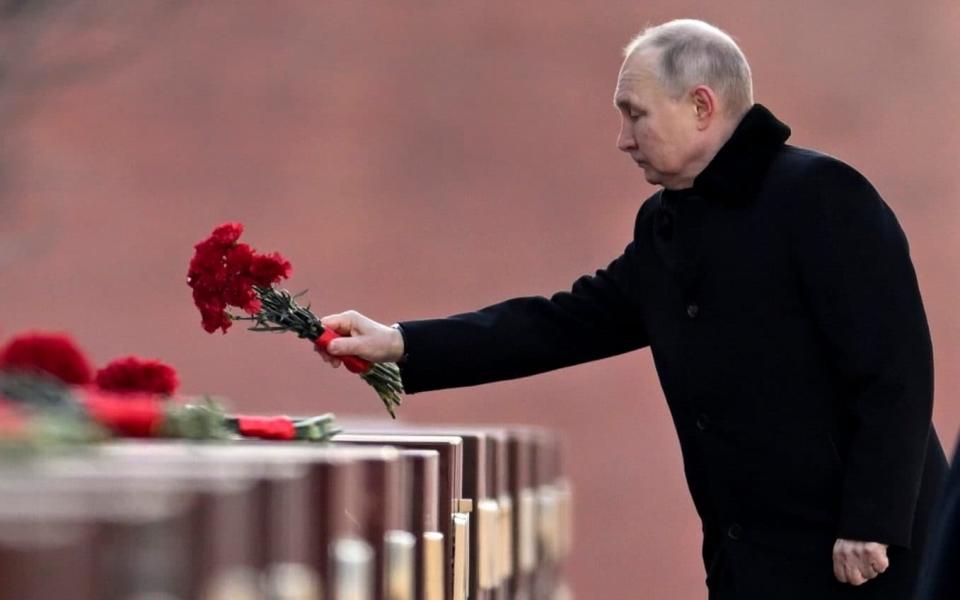 Russian President Vladimir Putin's Kremlin estimate Russian casualties at 10,000, but Ukraine puts the figure at 100,000 dent Vladimir Putin - Pavel Bednyakov, Sputnik, Kremlin Pool Photo via AP