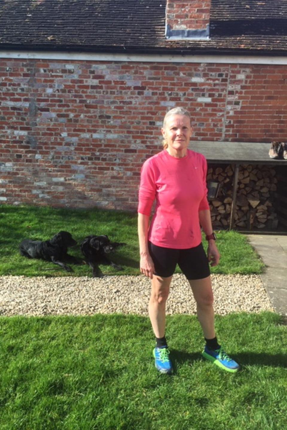 Judith is running her first marathon in aid of the British Heart Foundation (Judith Dando)