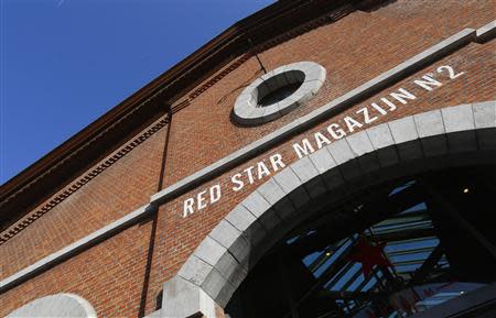 The entrance of the Red Star Line Museum is seen in Antwerp September 24, 2013. REUTERS/Yves Herman