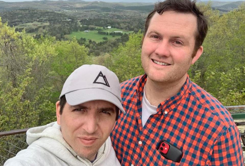 William VanWhy, left, and his husband, Cameron Tryon. (William VanWhy)