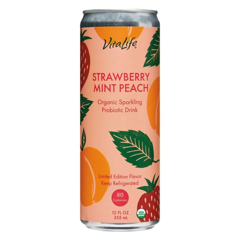 VitaLife strawberry mint peach spritz