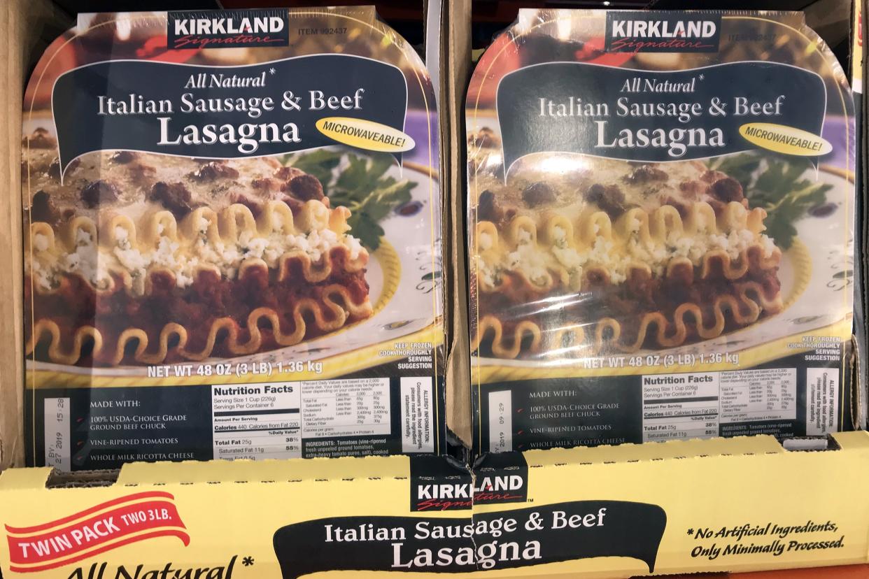 Kirkland Signature All-Natural Italian Sausage and Beef Lasagna
