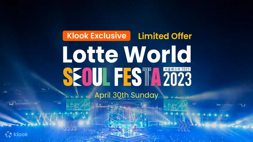 Lotte World Ticket in Seoul [Seoul Festa 2023]. (Photo: Klook SG)