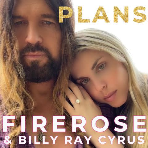 <p>Kind Music Group</p> Firerose and Billy Ray Cyrus "Plans" Single Artwork