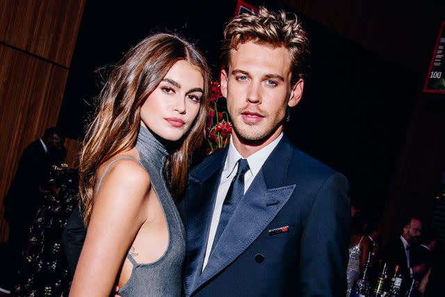 <p>Nina Westervelt/Variety via Getty</p> Kaia Gerber and Austin Butler