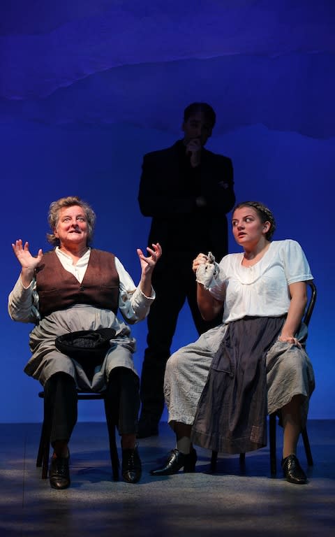 Left to right: Lynn Hunter, Alistair McGowan and Charlotte O'Leary in Under Milk Wood