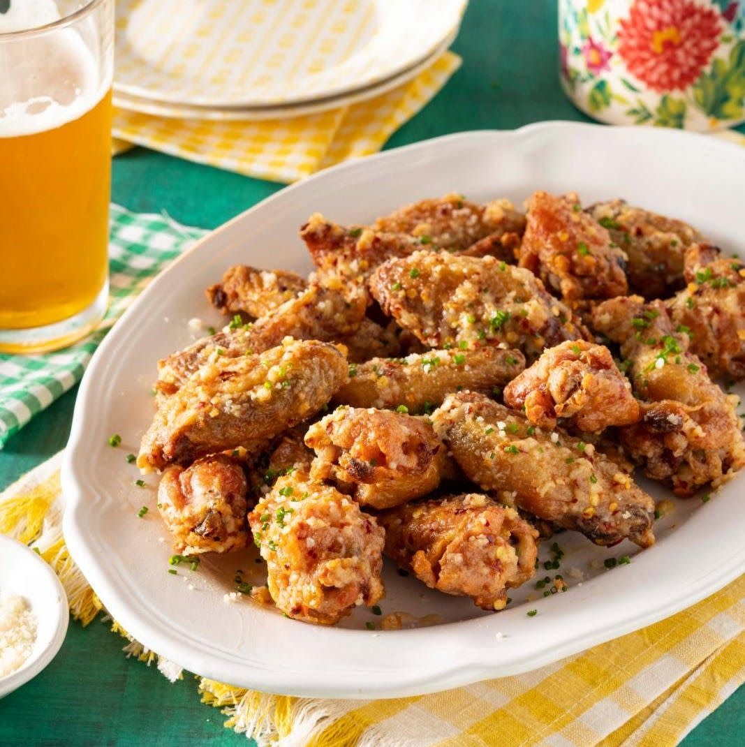 garlic parmesan chicken wings