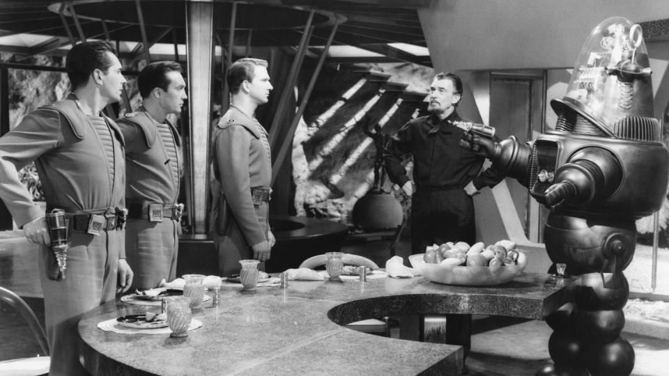 scene from forbidden planet