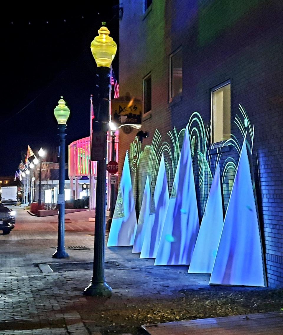 "A Walk with Inspiration" by Rikki Ross of Akron was awarded third place in a photo contest in conjunction with the recent WONDER: Canton Light Festival event.