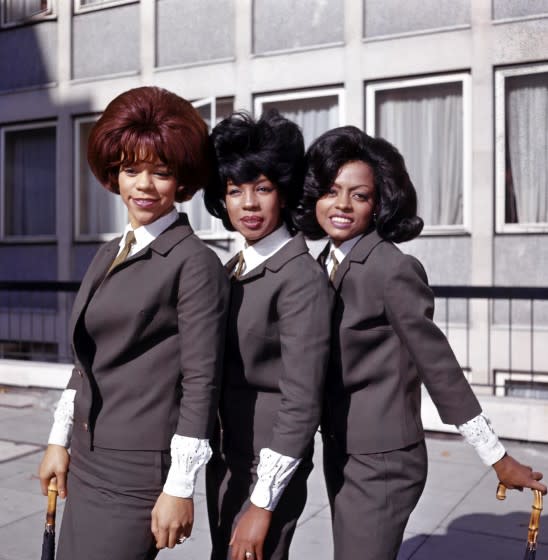The Supremes: Florence Ballard, Mary Wilson, Diana Ross (Photo by CA/Redferns)
