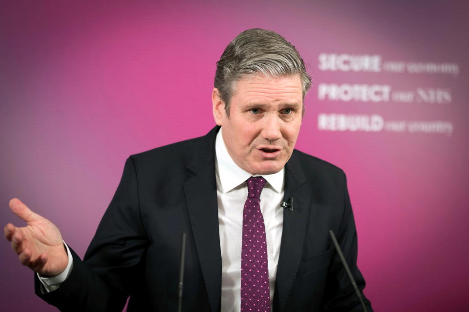 Keir Starmer is calling on the UK government to take measures to back British farming. Photo: Stefan Rousseau/Pool via Reuters