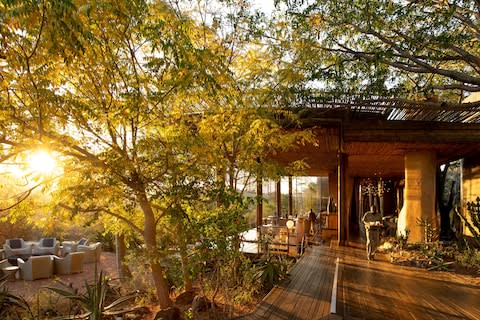 Singita was the first lodge in Africa to include Tesla Powerpacks for solar power storage - Credit: ross couper/singita