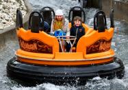 Two thousand people visit Hellendoorn theme park in the Netherlands as part of an experiment