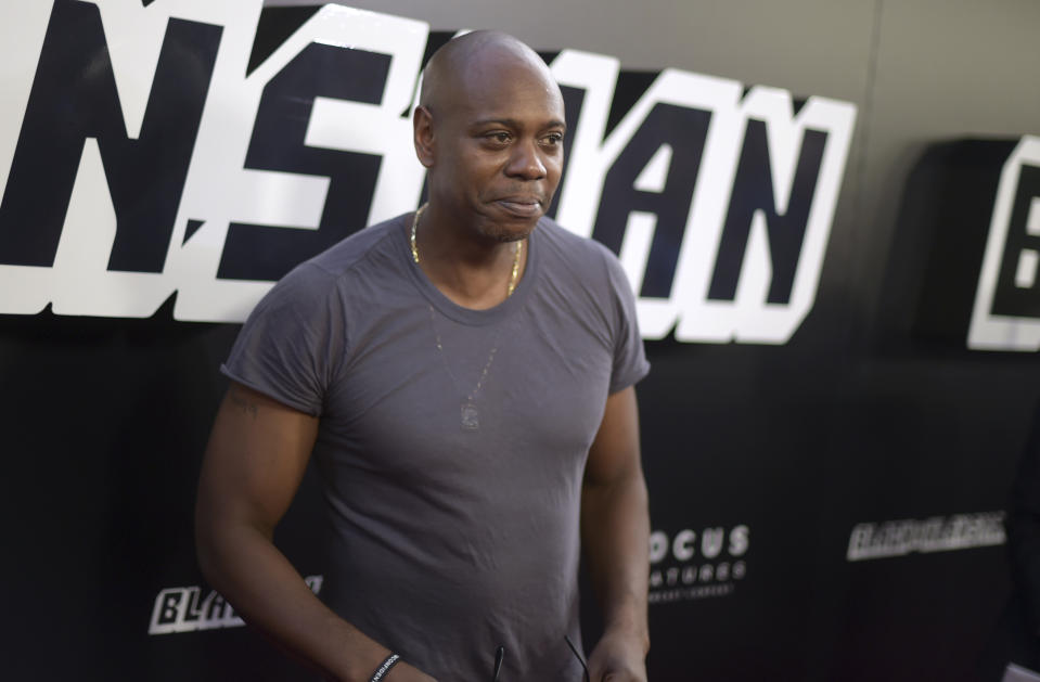 Chappelle said now was the worst time to be a celebrity (AP)