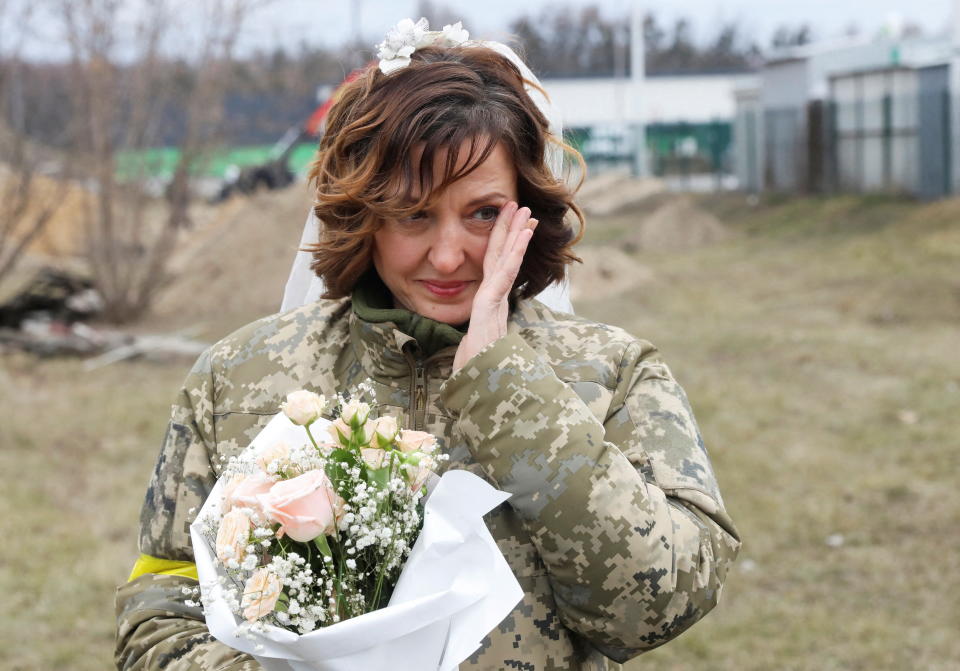 Wartime wedding