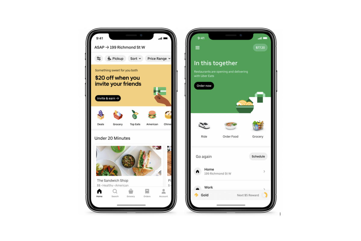 Uber rolls into online grocery delivery arena