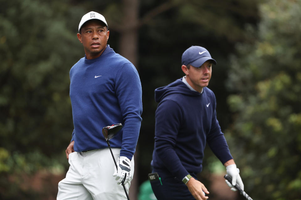 Tiger Woods and Rory McIlroy have their eyes on revamping the way the PGA Tour does business. (Christian Petersen/Getty Images)