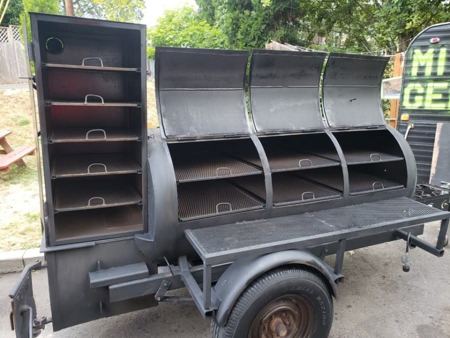 Stolen barbecue smoker