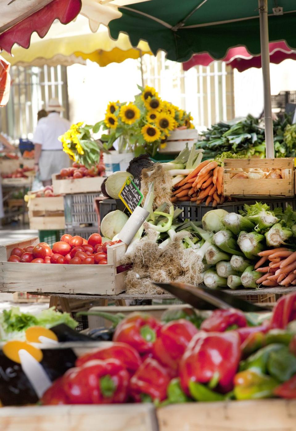 WITH YOUR MOM: Devour everything at the farmers' market.