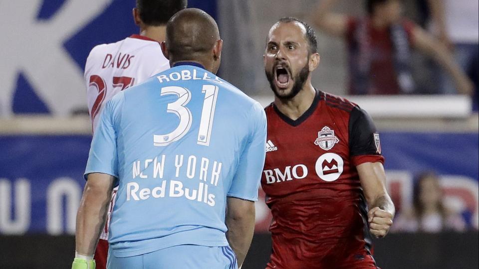 New York Red Bulls vs Toronto FC. (AP/Julio Cortez) 