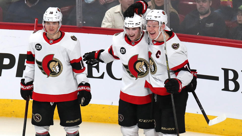 The Senators' top power-play unit should be lethal in fantasy hockey this season. (Jean-Yves Ahern-USA TODAY Sports)